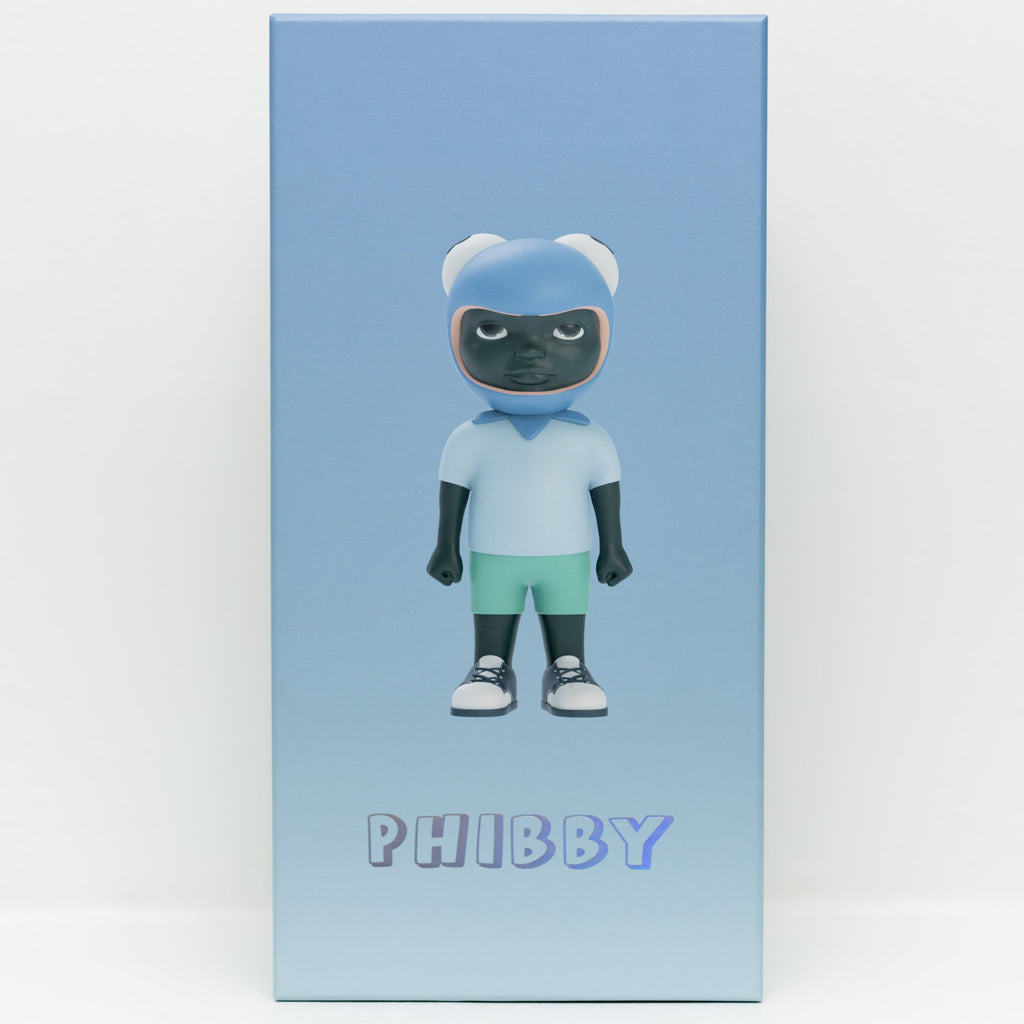 A rectangular box displays a cartoon character in a blue helmet and light blue suit, named