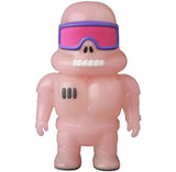 VAG 45 — Space Controller by Medicom is a pink humanoid Japanese vinyl toy with a skull-like face, large pink and purple goggles, black chest marks, and black shoes—ideal for fans of Vinyl Artist Gacha gachapon figures.