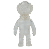 The VAG 36 - Deadman by Medicom is a clear plastic humanoid figure with a textured head, inspired by Japanese vinyl toy design, shown standing upright against a plain background.
