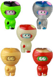 Medicom’s VAG 41 — Yummy Mummy features five collectible ninja-inspired figurines, each with big eyes and headbands, capturing the charm of Japanese vinyl toys in iconic Vinyl Artist Gacha style.