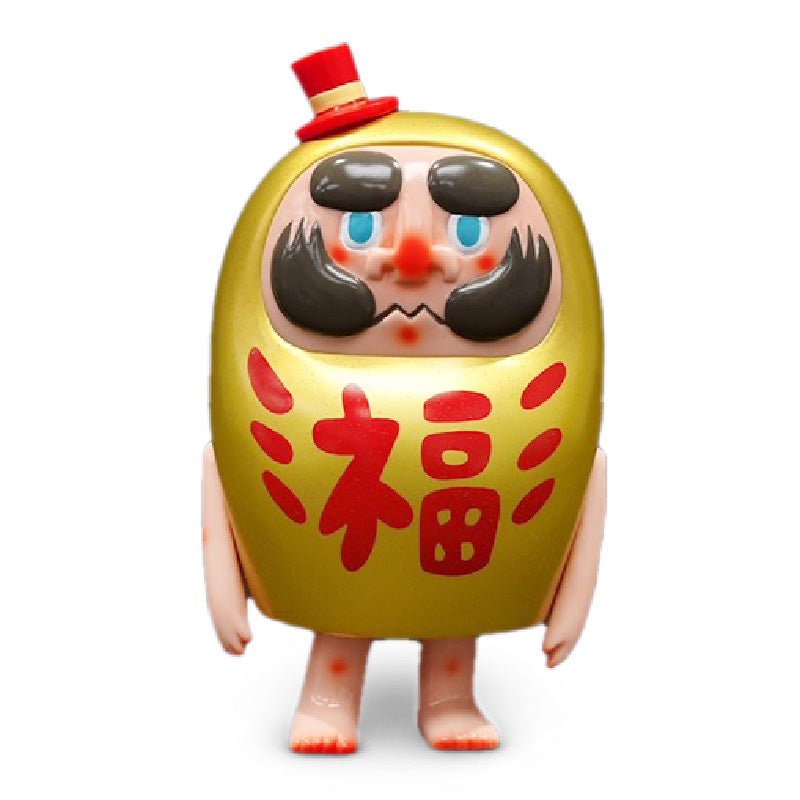 How2Work’s Daruman — Gold/Gold Chrome (Blind) figure could be the elusive chase in your next blind box set—will you discover this shiny treasure?.