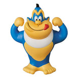 The Kellogg's Ultra Detail Figure No.647 King Kombo (Classic) by Medicom is a blue and yellow gorilla with a big grin and flexed arms, inspired by vintage cereal mascots like Tony the Tiger.
