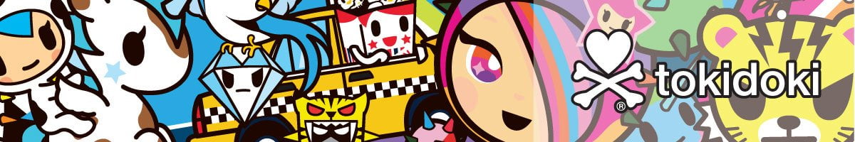 Tokidoki products image banner, click to view Tokidoki products