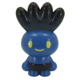 Hakusai-kun — Moonlight Night by Fewmany features a blue cartoon figure with yellow eyes, a smile, spiky black crown hair, and a black waistband—great for vinyl artist gacha or plant creature collections.