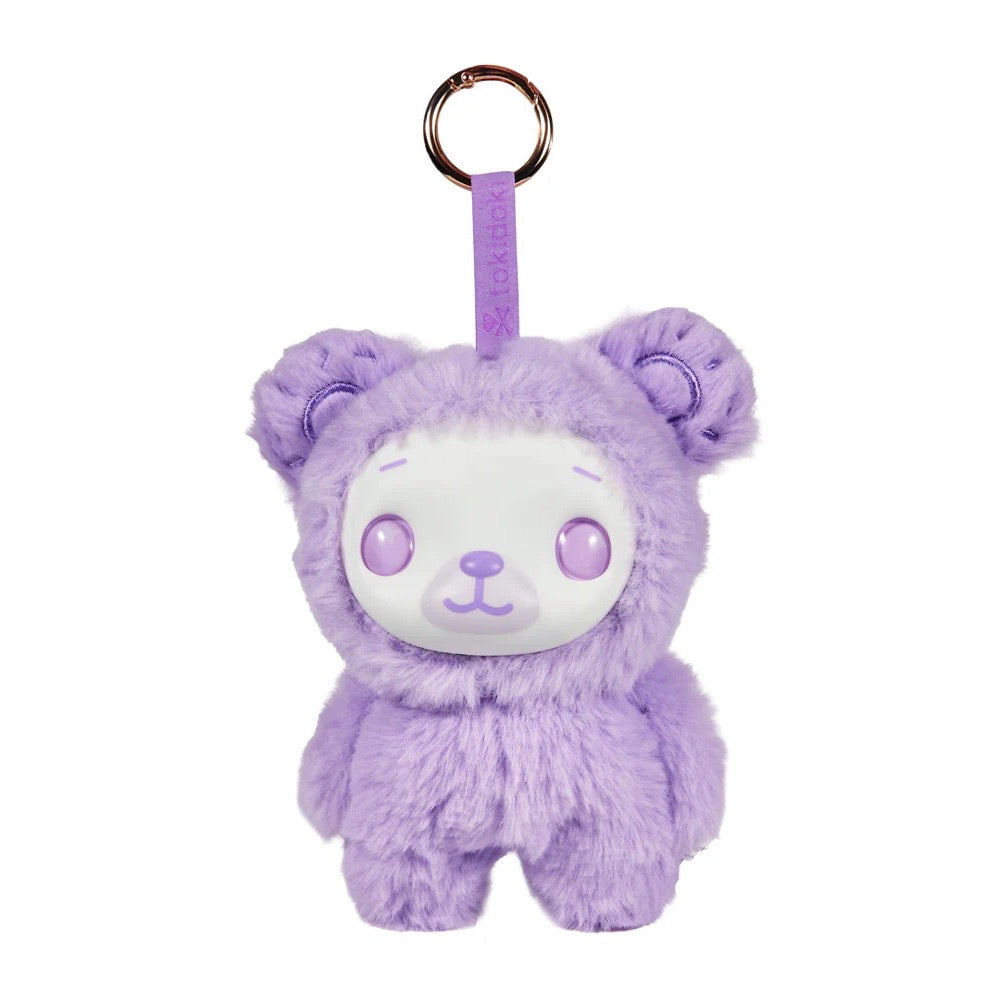 The tokidoki Soft & Sweet Vinyl Plush Blind Box features a surprise plush keychain from tokidoki, perfect for fans who love pastel accessories and cute collectibles to attach to bags or keys.