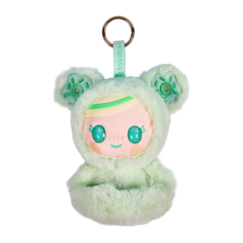 The tokidoki Soft & Sweet Vinyl Plush Blind Box features adorable pastel plush keychains with cute cartoon faces and ribbon loops—perfect for adding a touch of tokidoki style to your bag or keyring.