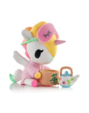 Enjoy pure kawaii wellness with the tokidoki Spa Day Unicorno Blind Box! Each pastel-colored figurine sports a pink sleep mask and robe, complete with floral teacup and teapot. Unbox a surprise collectible in every box!.