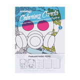 The Rotofugi Coloring Cards Set 2 - Ferg by Rotofugi features five 5x7