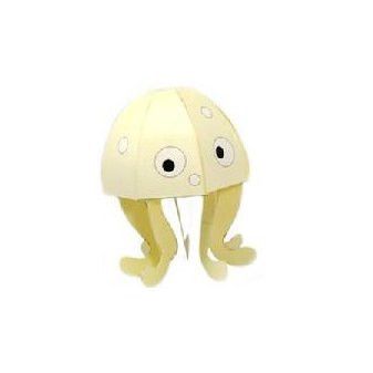 Jellyfish DIY Paper Toy Postcard #121