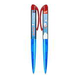 Add two blue and red Marshall Artist Action Pens by Inked Pulp to your collection, featuring cartoon bears, 
