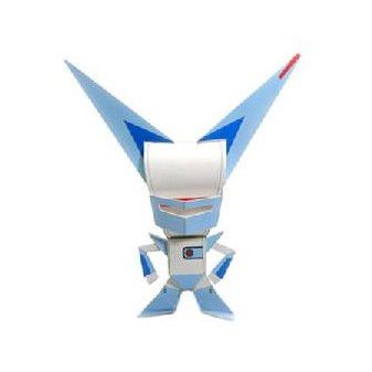 Sumperman-2 DIY Paper Toy Postcard #088