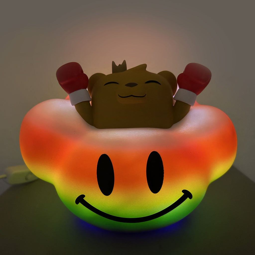 A colorful, glowing 
